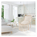 Hanging Hammock Chair With Soft Seat Cushions For Patio Or Bedroom