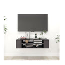 Hanging Tv Cabinet High Gloss Grey Engineered Wood
