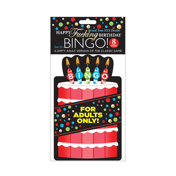 Happy Fucking Birthday Bingo Party Game