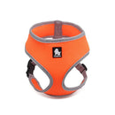 Dog Harness With Steel D Ring Orange