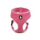 Dog Harness With Steel D Ring Pink