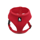 Dog Harness With Steel D Ring Red