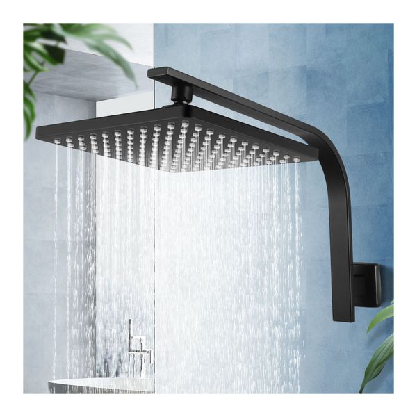 Rain Shower Head Set Bathroom Wall Tapware Mixer Taps