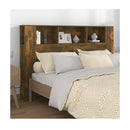 Headboard Cabinet Smoked Oak 160 Cm