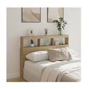 Headboard Cabinet With Led Sonoma Oak 140 Cm