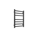 Heated Towel Rail Warmer Rack Wall Mounted Black