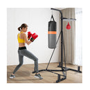 Heavy Bag Stand With Heavy Bag And Adjustable Speed Bag