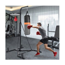 Heavy Bag Stand With Heavy Bag And Adjustable Speed Bag