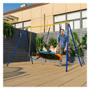 Heavy Duty Metal Swing Frame With Anti Slip Footpads Without Swing