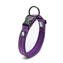Heavy Duty Reflective Dog Collar Purple