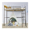 Heavy Duty Steel Bed Frame With High Guard Rails For Relaxation