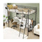 Heavy Duty Steel Bed Frame With High Guard Rails For Relaxation
