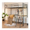 Heavy Duty Steel Bed Frame With High Guard Rails For Relaxation