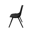 Heavy Duty Stackable Polypropylene Chair Black