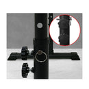 Height Adjustable Dip Bars Pair Load Capacity 200Kg Separated Type