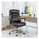 Height Adjustable Executive Chair With Upgraded Padded Armrest