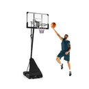 Height Adjustable Portable Basketball Hoop Goal System