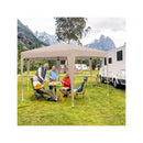 Adjustable Hexagonal Pop Up Canopy Tent With Dressed Legs
