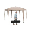 Adjustable Hexagonal Pop Up Canopy Tent With Dressed Legs