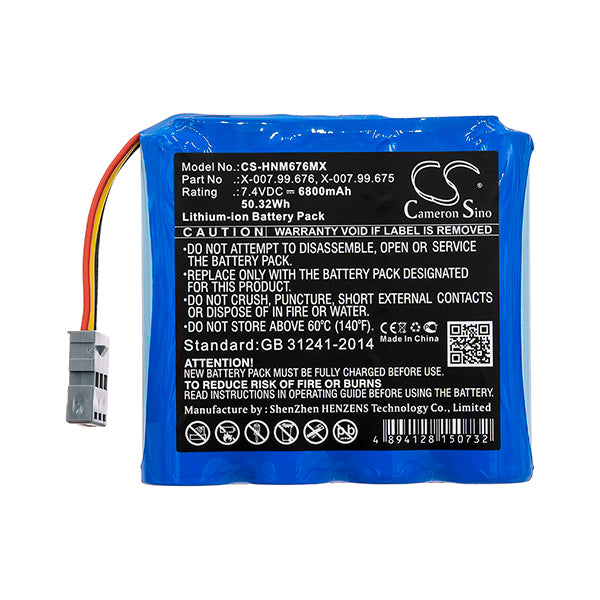 Cameron Sino Cs Hnm676Mx 6800Mah Replacement Battery For Heine