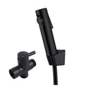 Black Toilet Bidet Spray Kit Hand Held Hose With Diverter