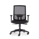 High Back Executive Chair Black Fabric