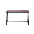 High Bar Table 1800mm W x 900mm D x 1050mm H Cherry Top Black Base