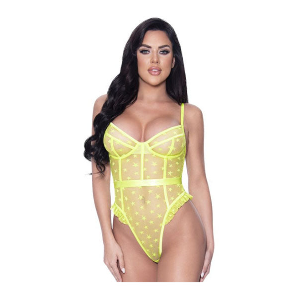 High Leg Star Teddy Lime