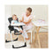 Highchair for Babies and Toddlers with Multiple Adjustable Backrest Gray
