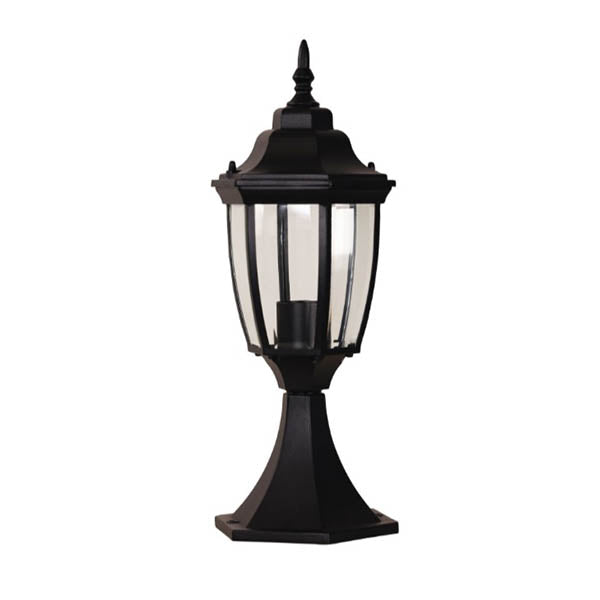 Highgate Newell Black Pillar Mounted Fitting