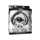 Hinder Breathable Silicone Ball Gag With Nipple Clamps