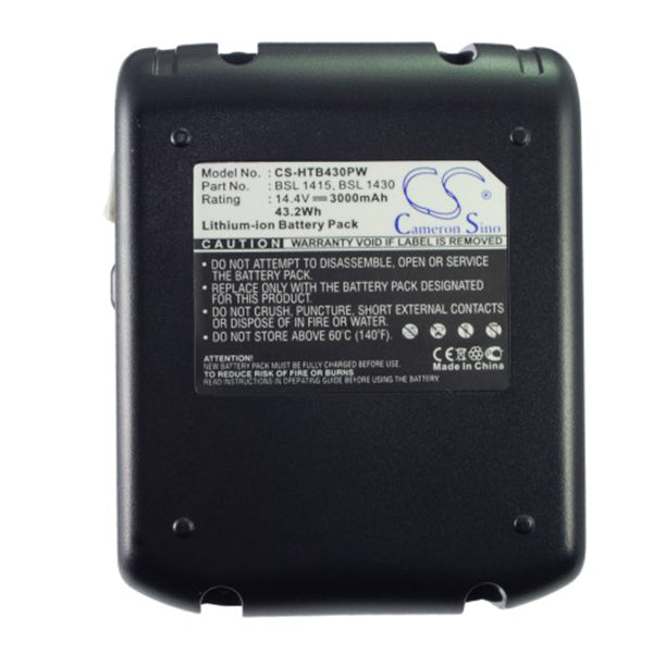 Cameron Sino Battery Replacement For Black Hitachi