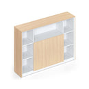 Homestead Shelving And Storage Natural Oak White 1800 X 400 X 1250Mm