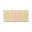 Homestead Swing Door Cupboard Natural Oak White 1800Mm X 400Mm X 800Mm