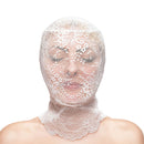 Fetish And Fashion Lace Hood White Hood
