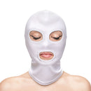 Fetish And Fashion Eyes And Mouth Hood White Hood