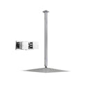 400Mm Rain Shower Head Square Chrome 600Mm Ceiling Shower Arm