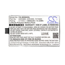 Cameron Sino Cs Ibs965Sl 3600Mah Replacement Battery For Ibm
