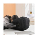 Portable Inflatable Pillow For Airplane Car Office Travel Black