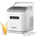 Ice Maker Machine Portable 12kg Countertop with Self Cleaning 1.3L White