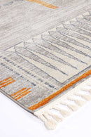Azure Drift Grey Contemporary Rug