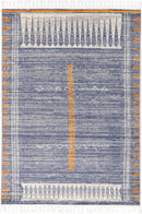 Blossom Drift Blue Contemporary Rug