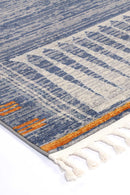 Blossom Drift Blue Contemporary Rug