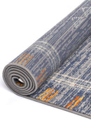 Blossom Drift Blue Contemporary Rug