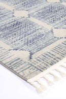 Cinder Drift Blue Contemporary Rug