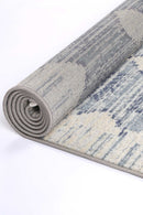 Cinder Drift Blue Contemporary Rug