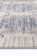 Clover Drift Blue Contemporary Rug