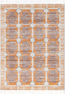 Coral Drift Contemporary Rug