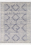 Dawn Drift Blue Contemporary Rug