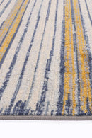 Ember Drift Orange Contemporary Rug